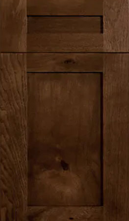 Dark Hickory Shaker by Vante Cabinets